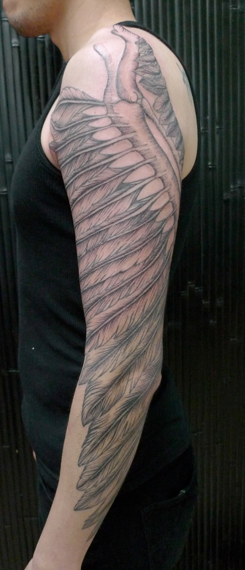 etched wing sleeve